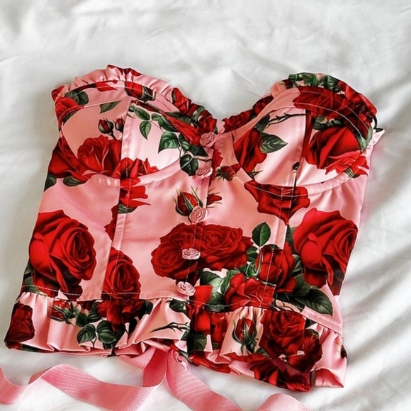 Dolls Kill Tops - La Bella Vita Corset Top by Dolls Kill size XXL NWT